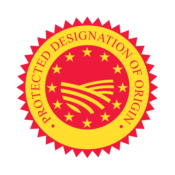 Logo de l'Appellation d'Origine Protégée (AOP) de l'UE