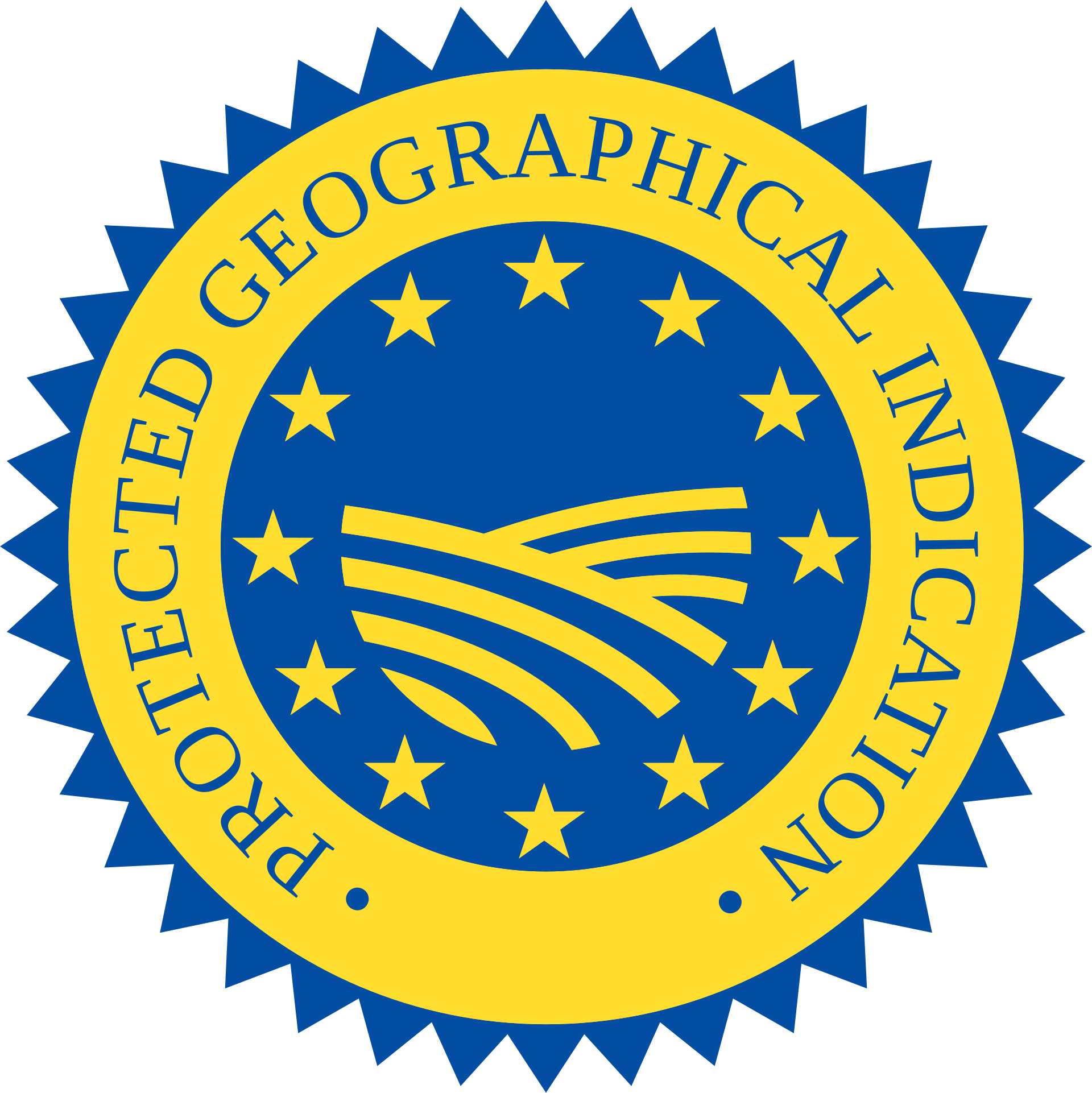 Logo de l'Indication Géographique Protégée (IGP) de l'UE